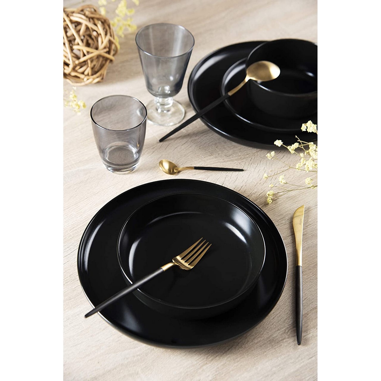 Acquista online Gobelet à vin noble en verre gris fumé transparent cl 28 Excelsa